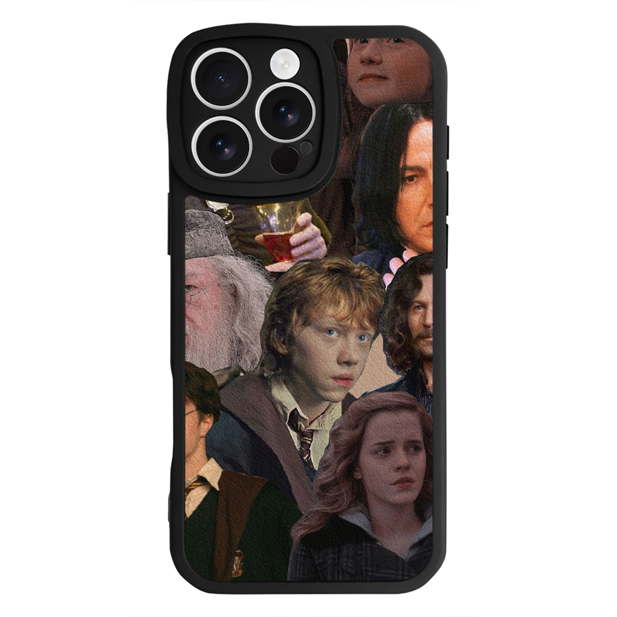 （画像用） Harry Potter ハリー・ポッターシリーズ 【iPhone 16シリーズ対応】シリコンスマホケース（レザー調） 材質：シリコン